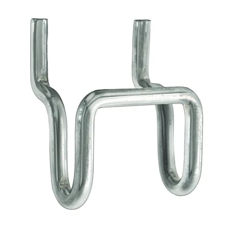 Azar Displays 1.125"W x 0.5"D x 0.75"H Metal U-Hook: 0.148" Diameter, 20-Pack 700020
